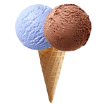 2 Scoops Cone 